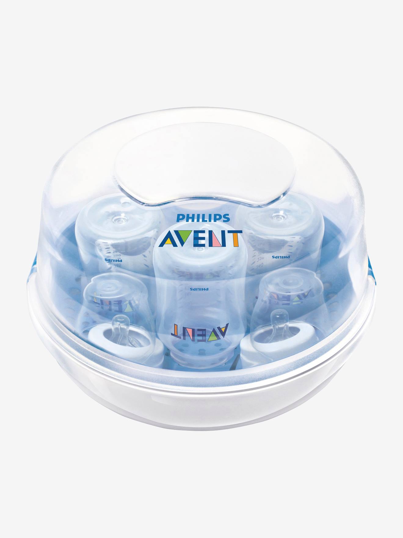 Esterilizador a vapor para micro-ondas Philips AVENT, branco médio, superfície lisa