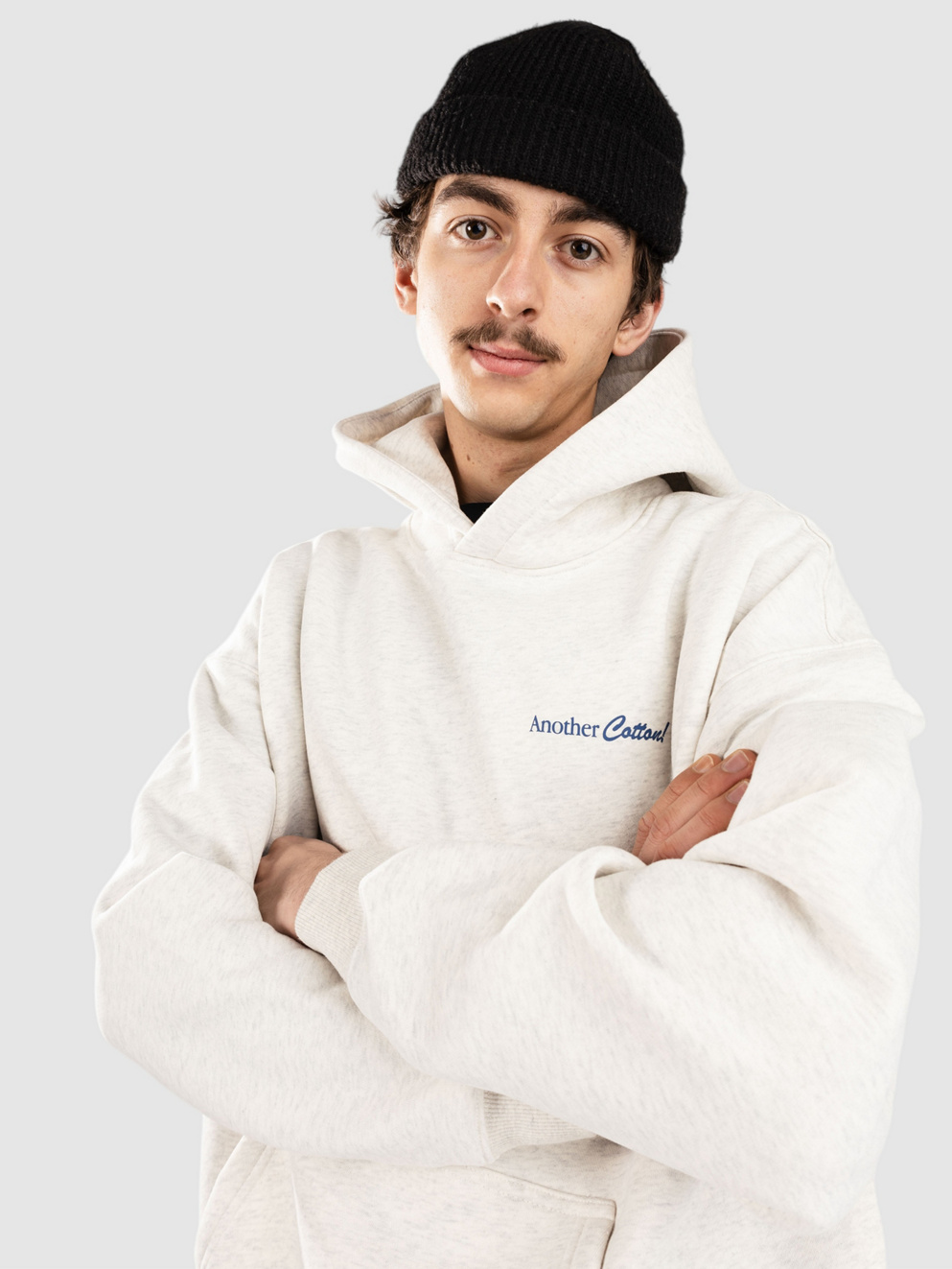 Another Cotton Lab Breakfast Club Oversized Hoodie ash grey