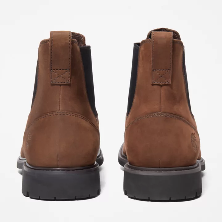 Bottine Chelsea Stormbucks pour homme en marron foncé