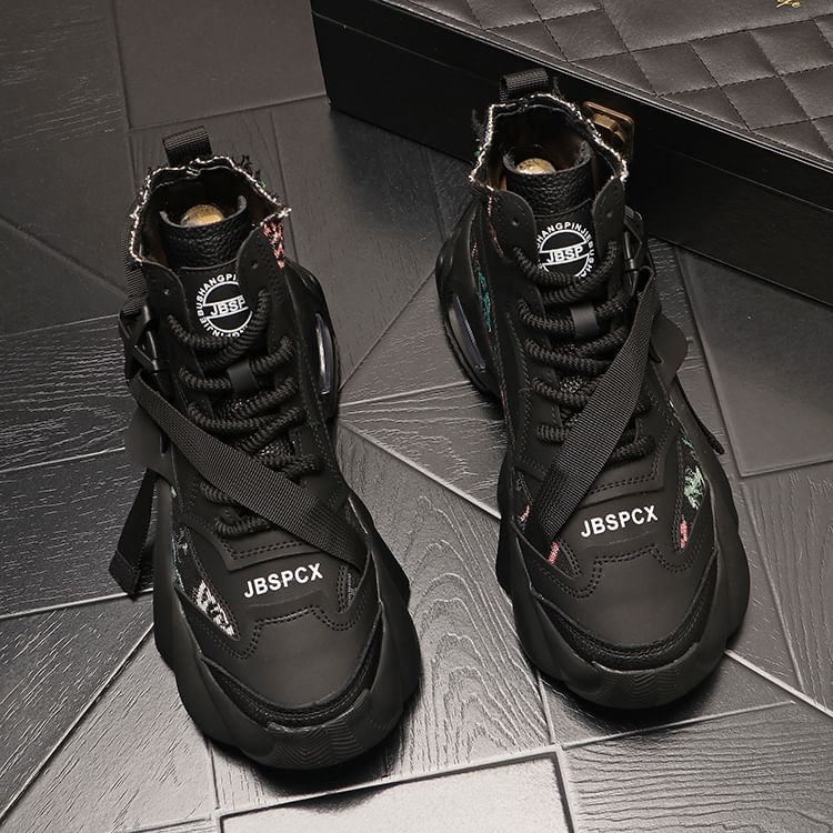 Mr Ozera - Robuuste platform sneakers met hoge demping