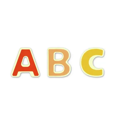 Hape Magnetisches Alphabet, 52 Teile