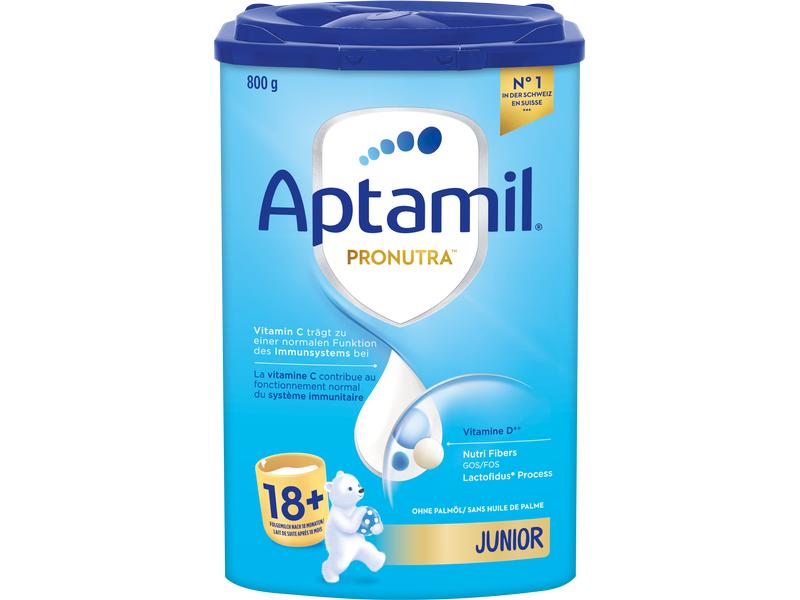 Aptamil Juniormilch Pronutra Junior 18  Nature, Monatsbox 4 Juniormilch, Pronutra Junior 18  , 4 x 800 g