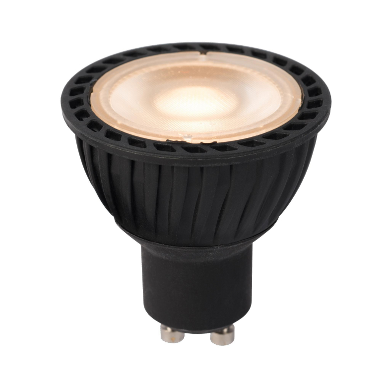 Lucide MR16 LED lichtbron GU10 5W 2200K zwart dimbaar 3-step
