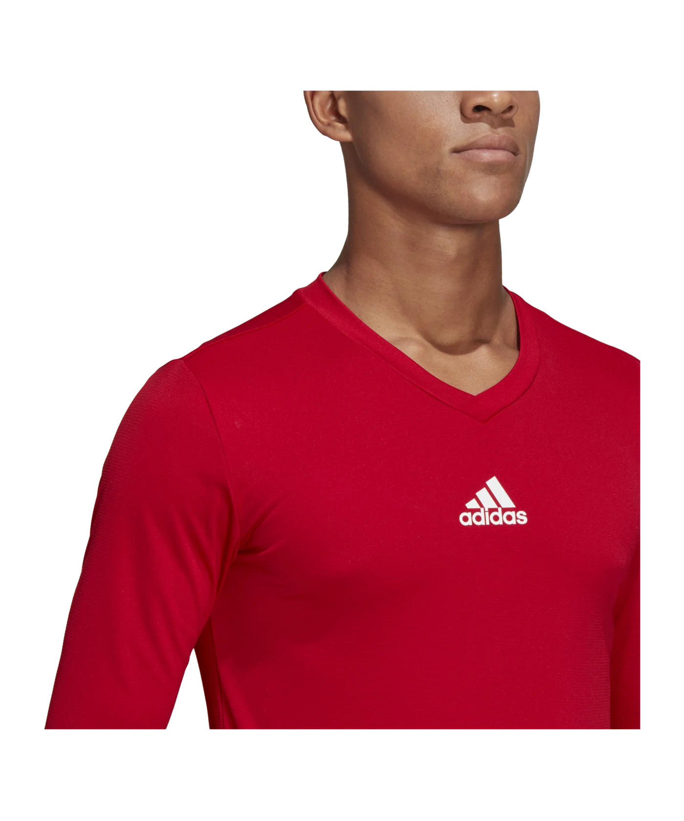 adidas Team Base Top langarm Rot