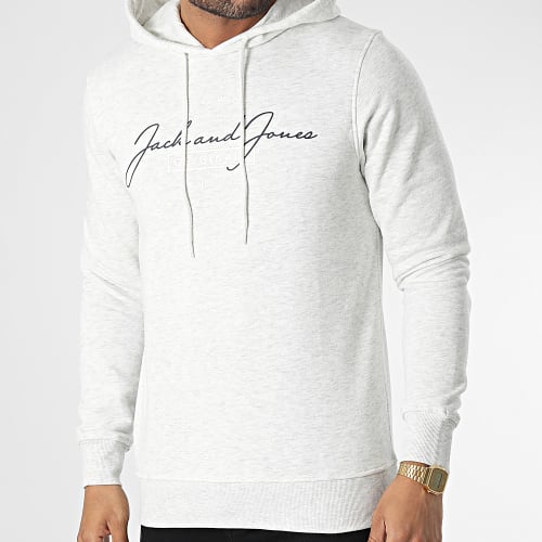 Sweat Capuche Ferry Gris Clair Chiné