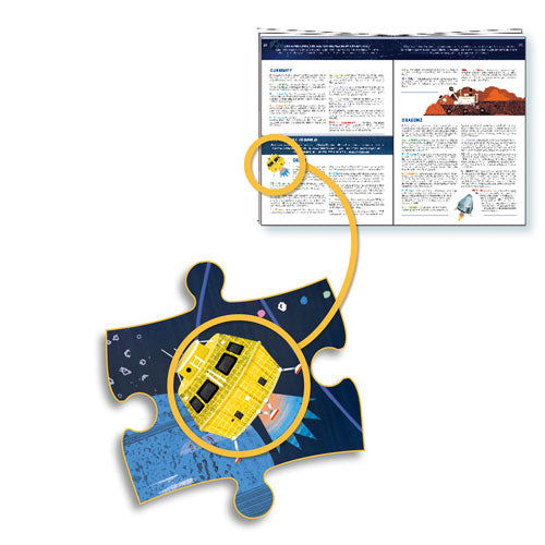 djeco puzzel observation space   boekje - 200st