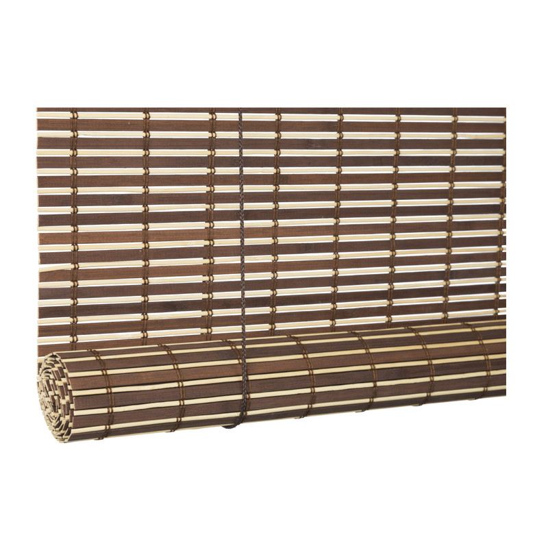 Bamboe rolgordijn - bruin/naturel - 60x130 cm