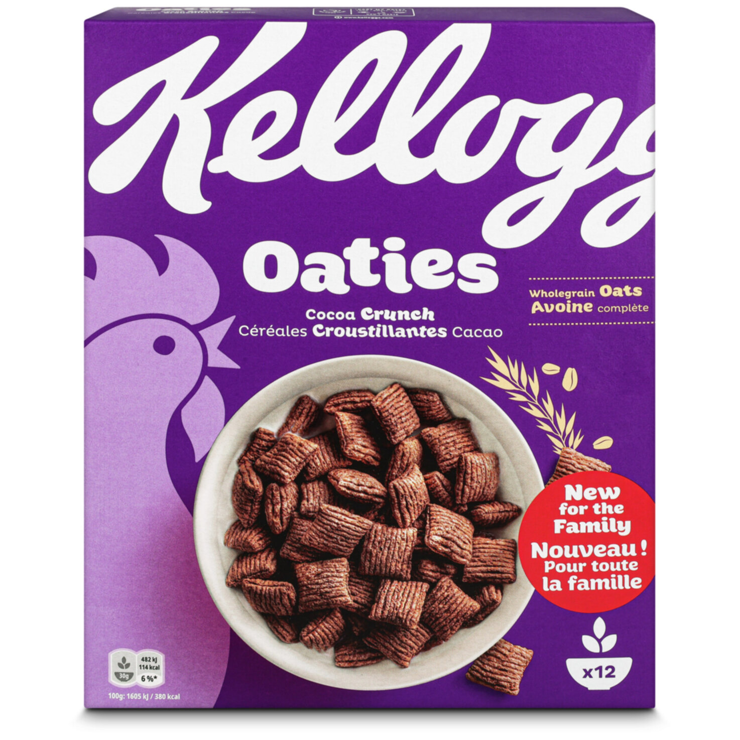 Kellogg's Oaties Cocoa Crunch