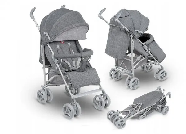 Lionelo Strollers - Lo-Irma Grey/Dark Grey