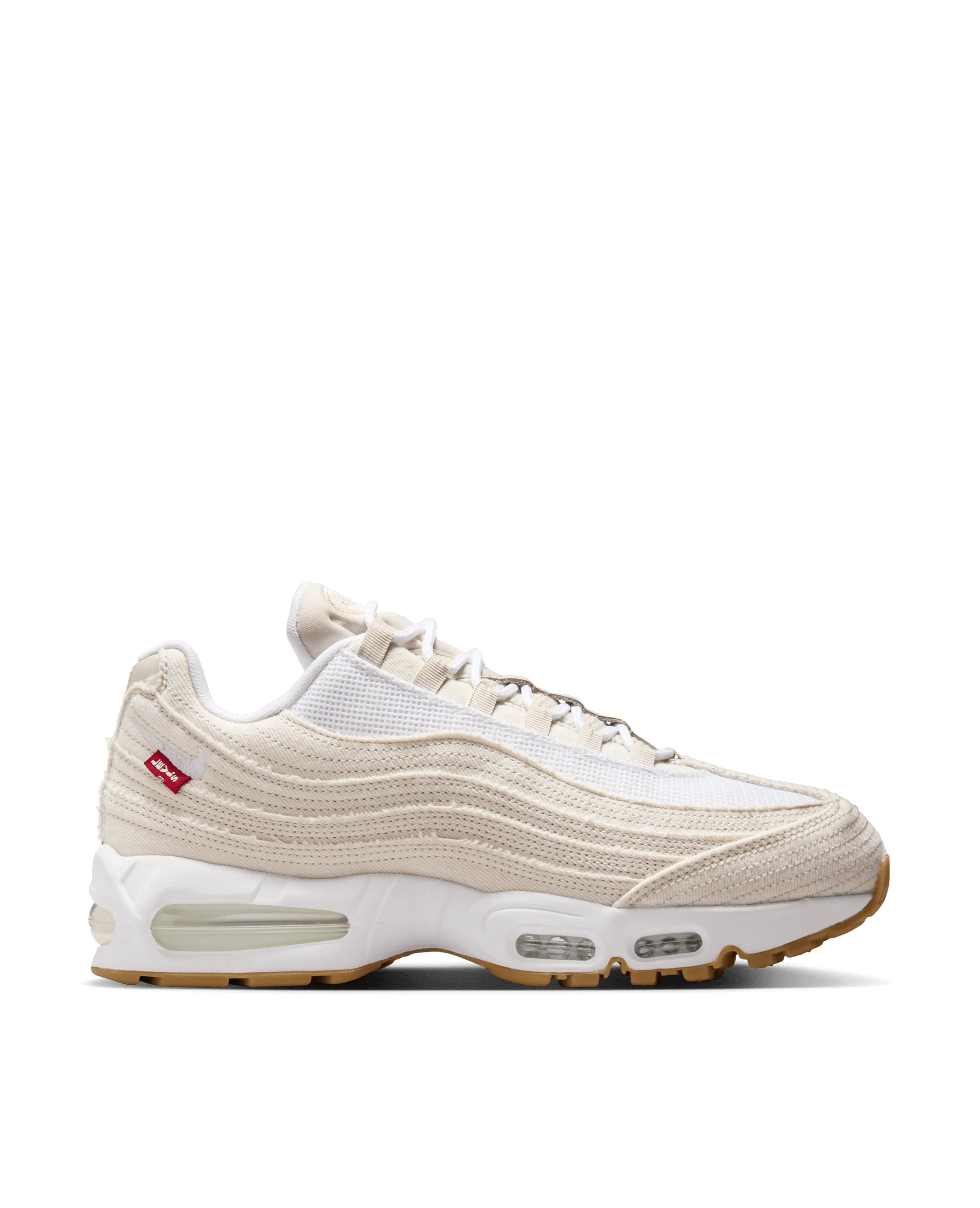 Nike Air Max 95 OG (LT Orewood BRN/White-Gym Red)