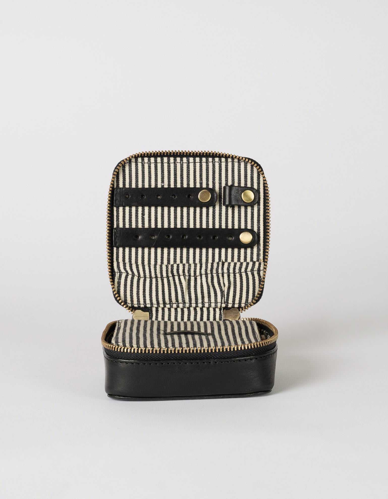 Jewelry Box - Black Stromboli Leather