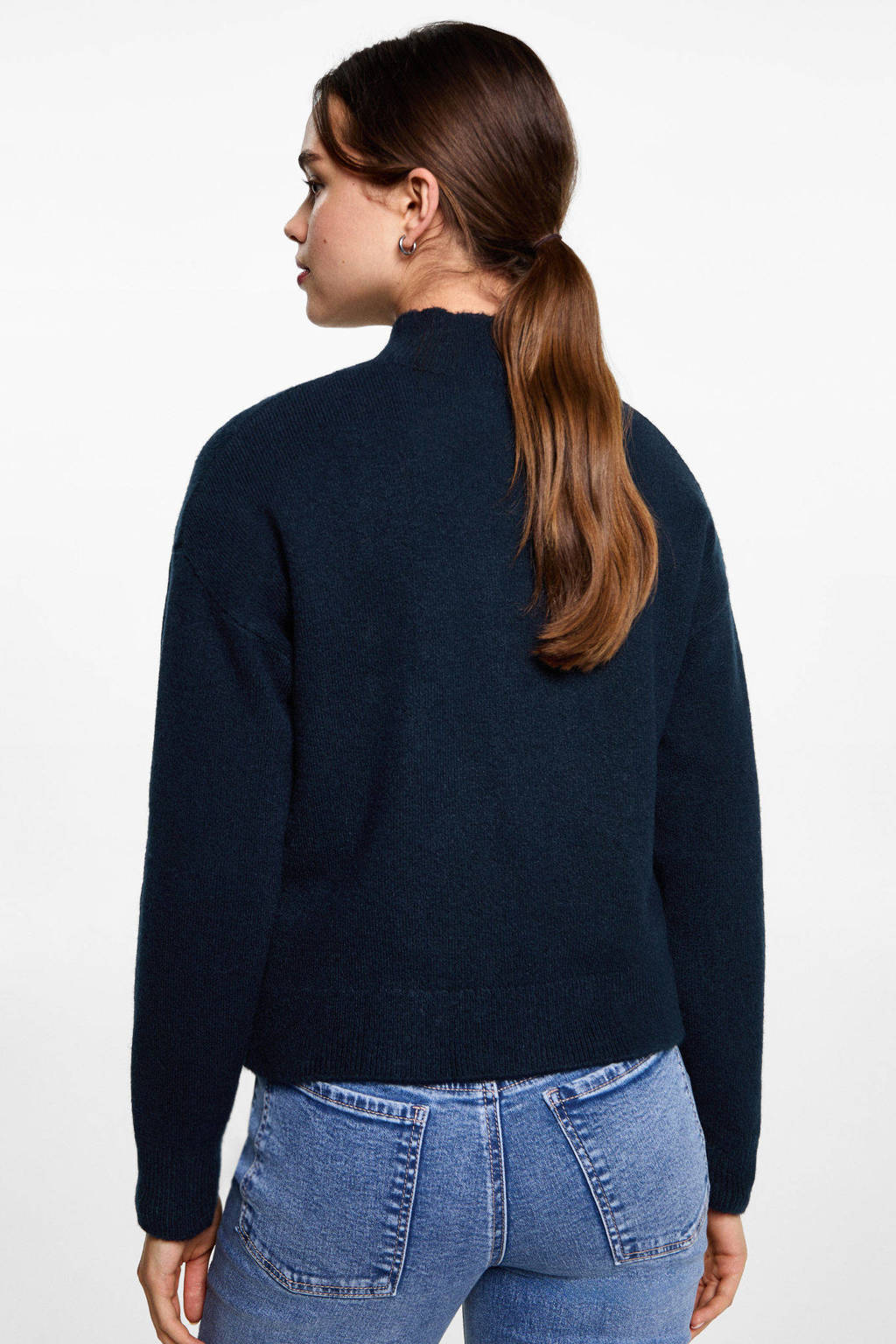 MANGO TEEN trui marine gebreid