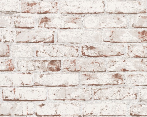 Vliesbehang 9078-13 Best of Wood'n Stone baksteenrood