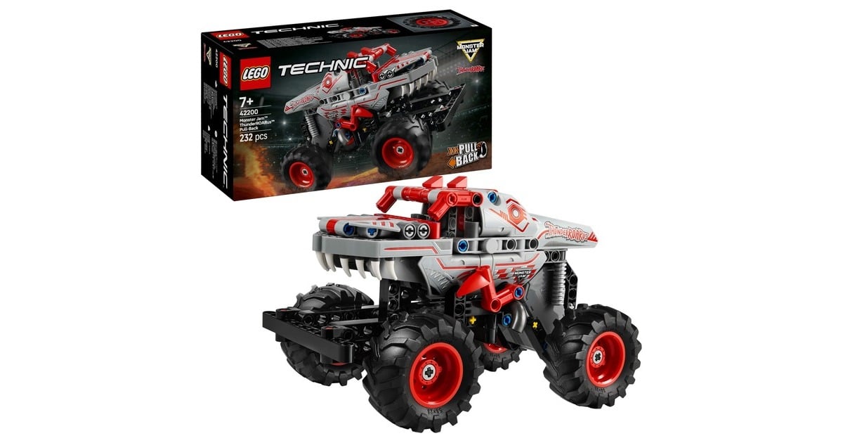 LEGOTechnic - Monster Jam ThunderROARus pull-back Constructiespeelgoed  (42200)