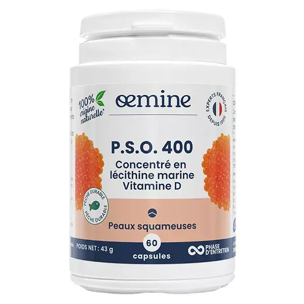Oemine PSO 400 Manutenção da Pele Normal 60 cápsulas