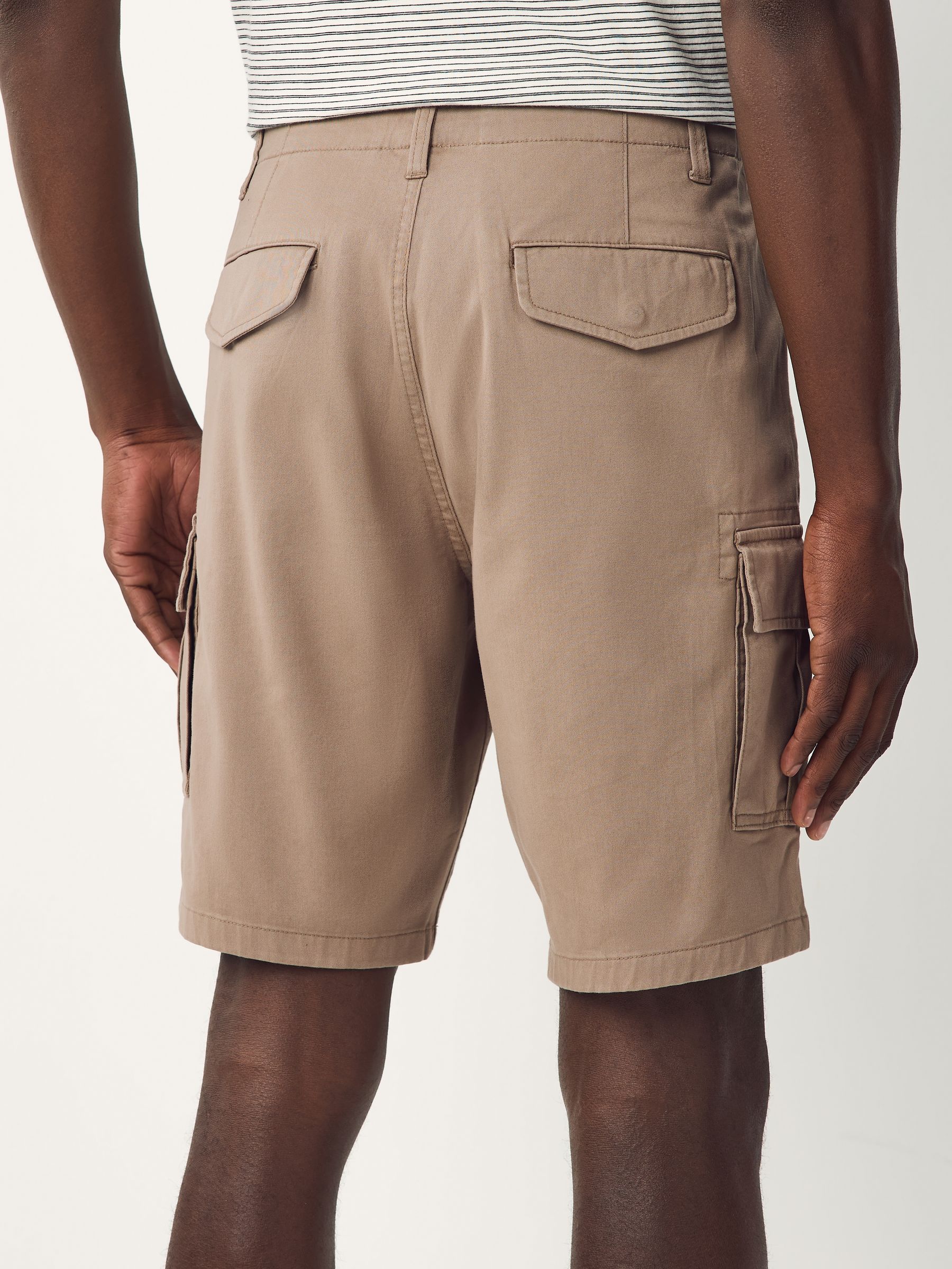 Bruin - Stretchy Korte cargobroek