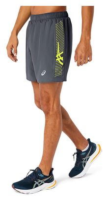 Short Asics Icon Gris Homme