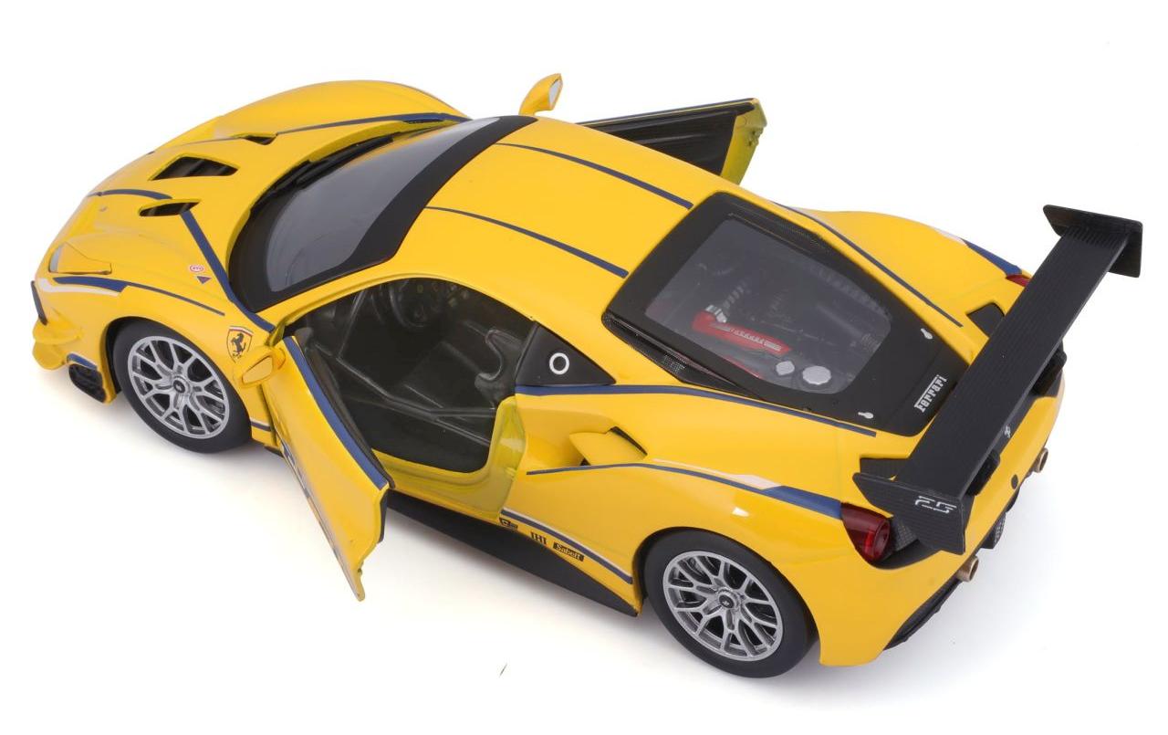 Ferrari Racing 488 Challenge Gelb 1:24Sammlermodell im Massstab 1:24
