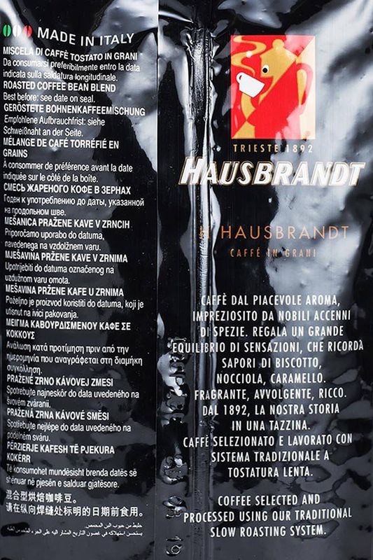 Hausbrandt - Espresso - Gemalen Koffie - 250g - 90% Arabica 10% Robusta