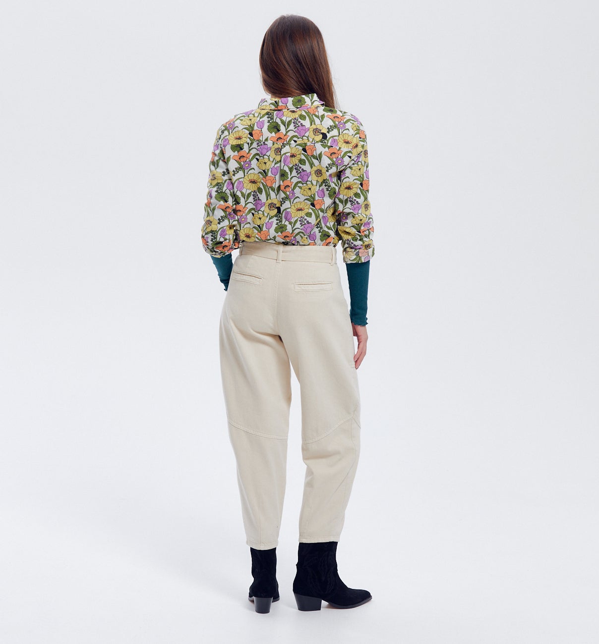 Pantalon balloon Femme - Beige