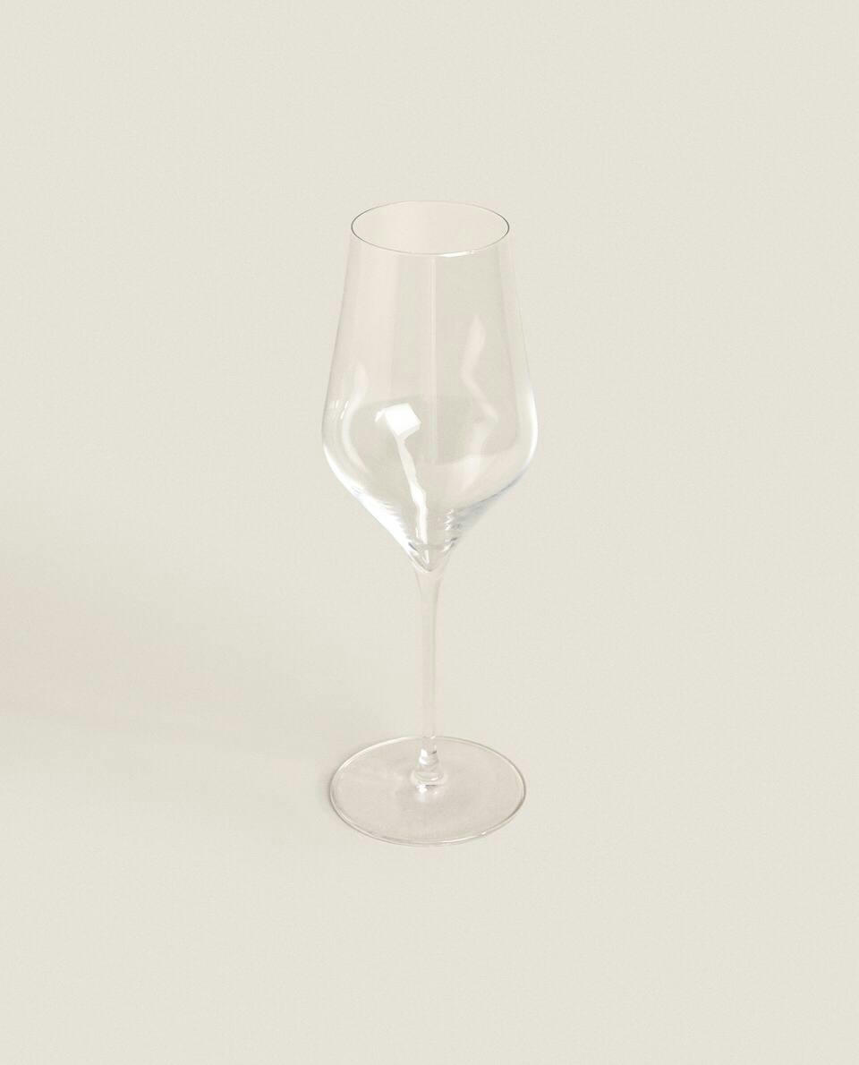 TAÇA DE VINHO DE CRISTAL SIMPLES