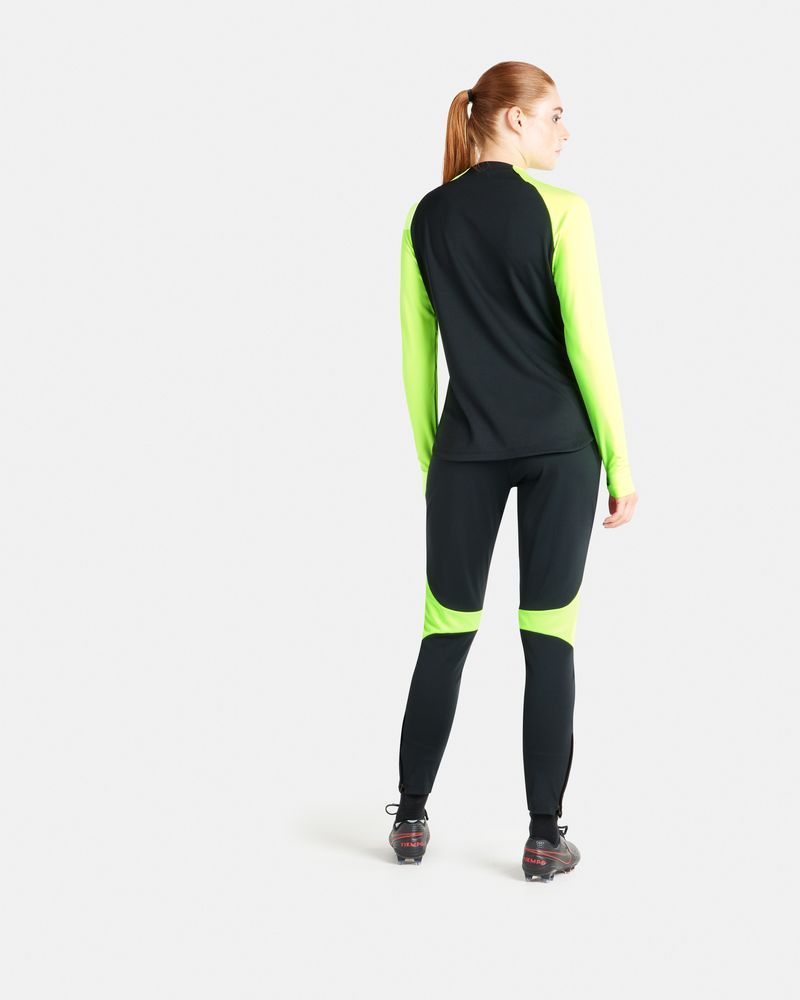 Haut d'entrainement 1/4 Zip Nike Academy Pro Noir & Jaune Fluo pour femme