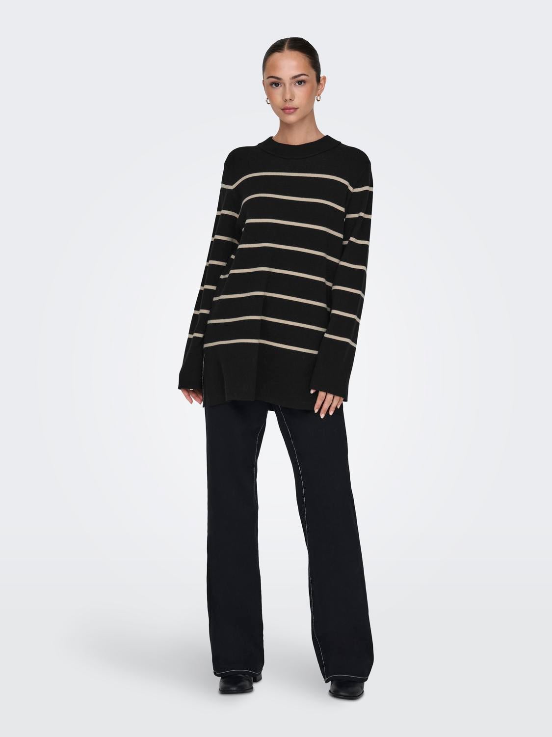 JDYMILA Strickpullover Black