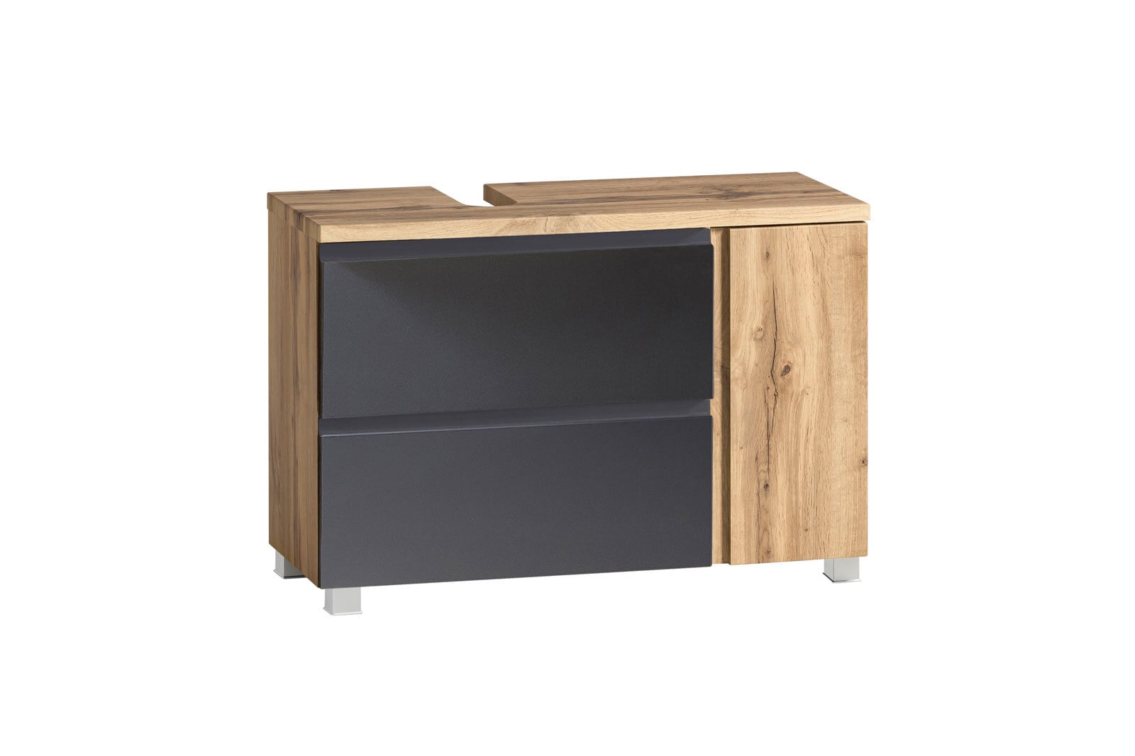 Bad-Waschbeckenunterschrank GENT grau 85cm