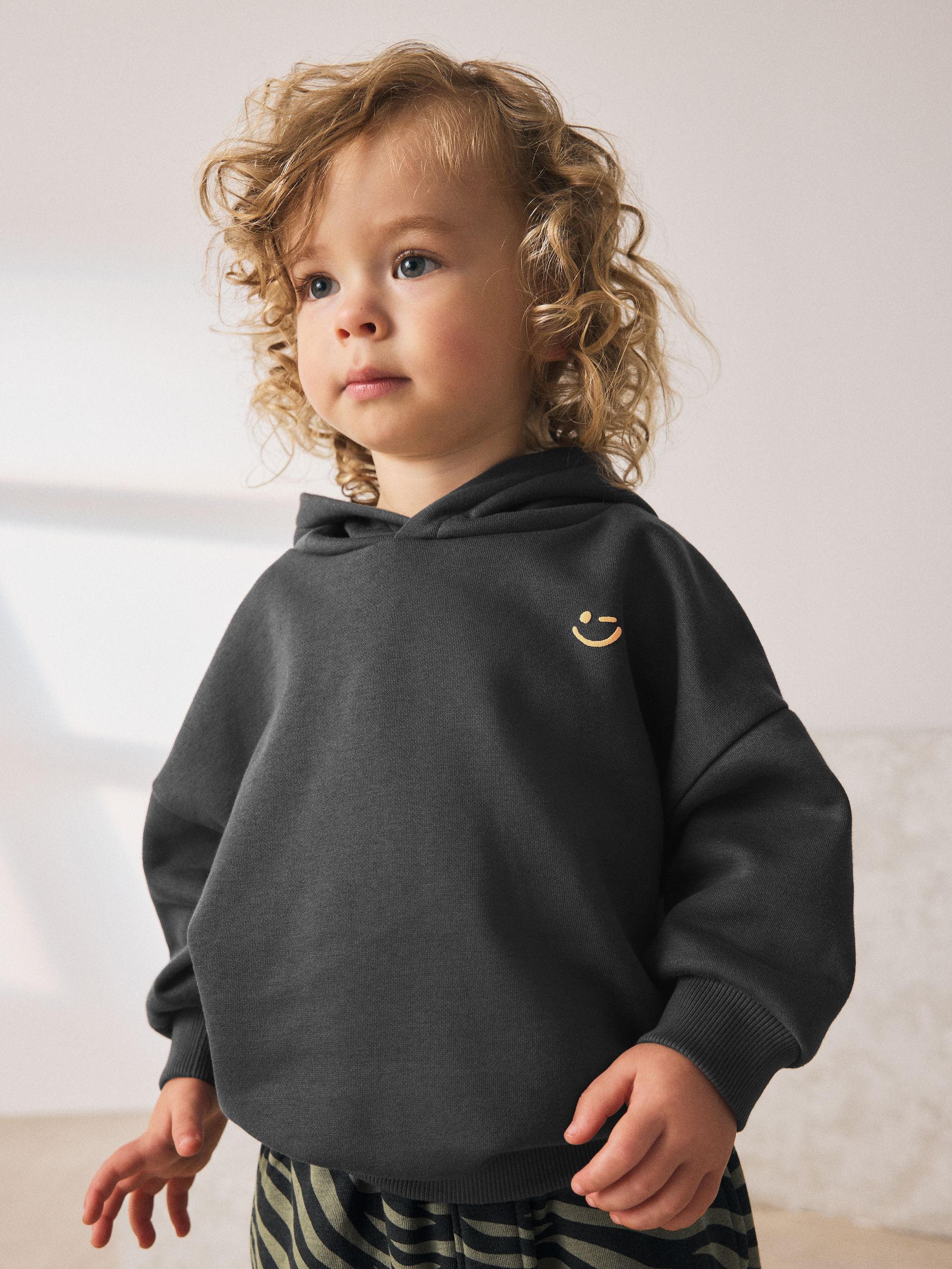 Antraciet - Set met hoodie en joggingbroek (3 mnd - 7 jr)