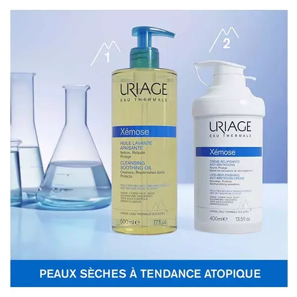 Uriage Xémose Crème Relipidante Anti-Irritations Nourrissante Corps 400ml