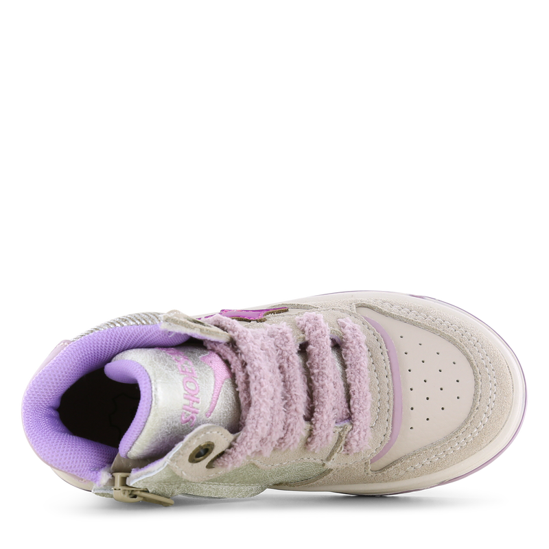 Shoesme lila sneaker Microfiber leer, Suède | Sale