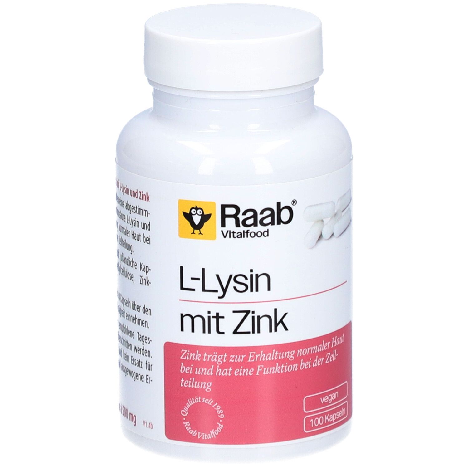 Raab L-Lysin mit Zink