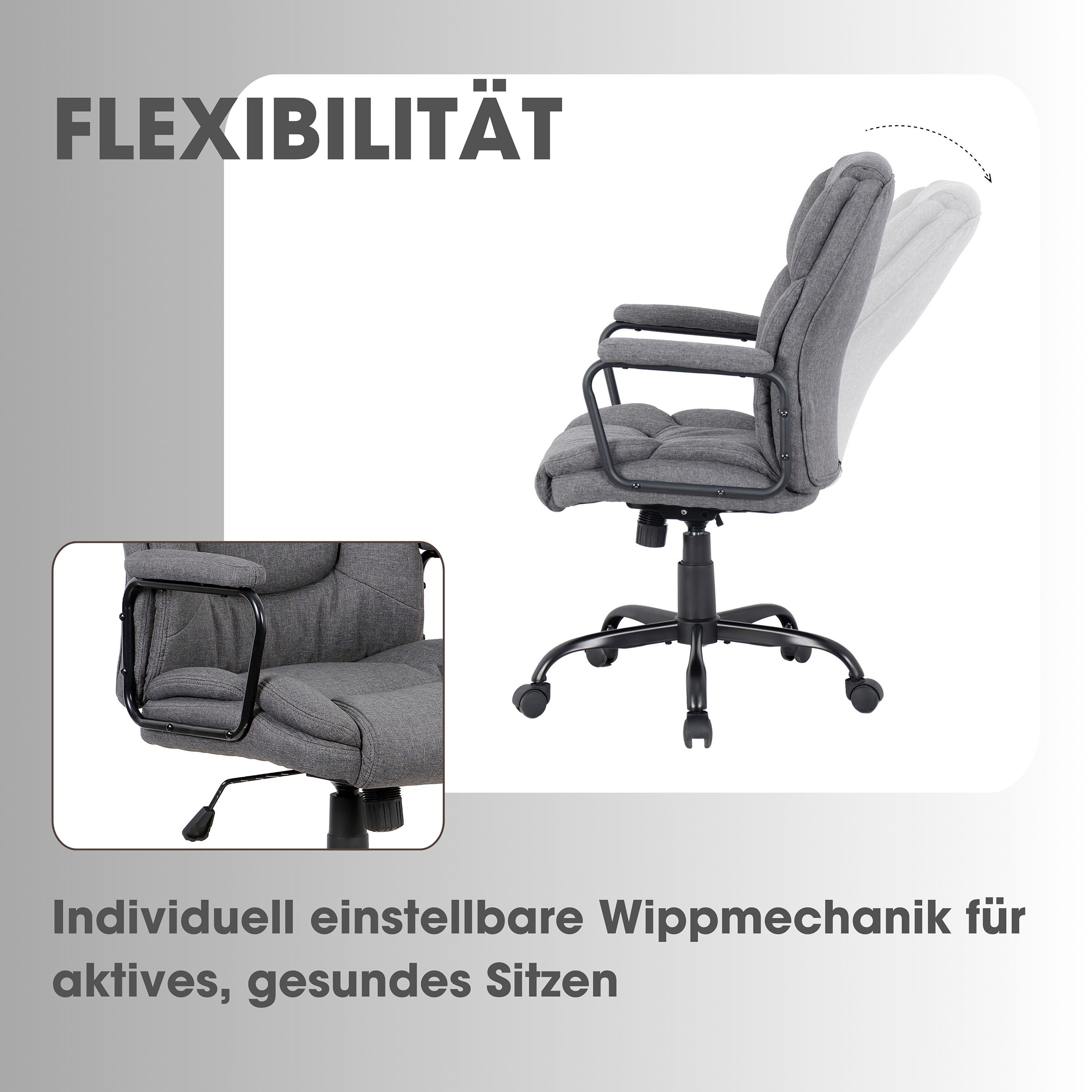 byLIVING Chefsessel »Sting« () 1 Stk.gemütlich gepolsterter Bürostuhl mit viele Einstellungsmöglichkeiten