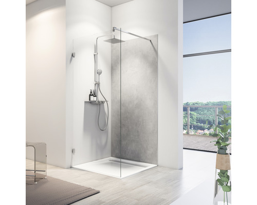 SCHULTE DecoDesign ExpressPlus douchewandpaneel, betonlook, soft touch, 255 x 150 cm, EP19015254 881