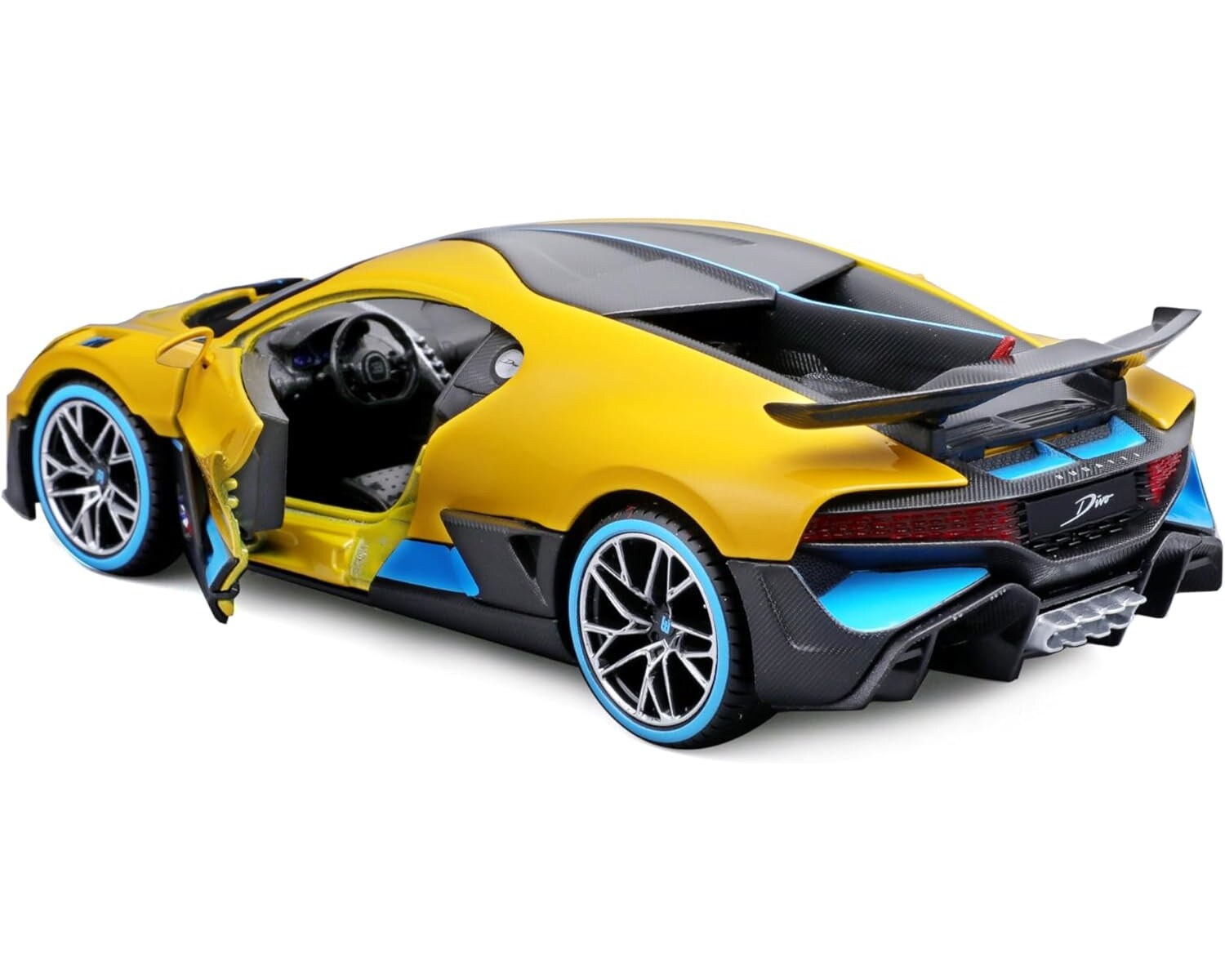 Maisto 31526 - Modellauto - Bugatti Divo (gelb, Maßstab 1:24) Modell Auto Spielzeugauto