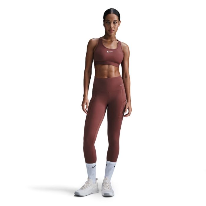 Nike Dame Lange tights Therma-FIT High-Waisted 7/8 Tights Rød