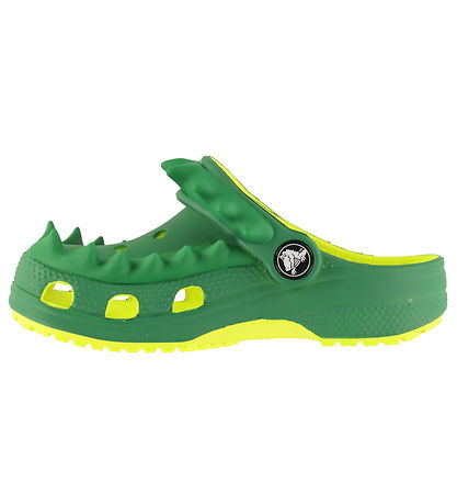 Crocs Sandalen - Classic Spikes Clog T - Säure/Green Efeu
