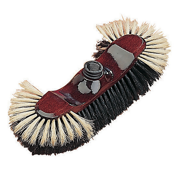 Balai demi tête fibres soies sorties 52 mm, monture bois