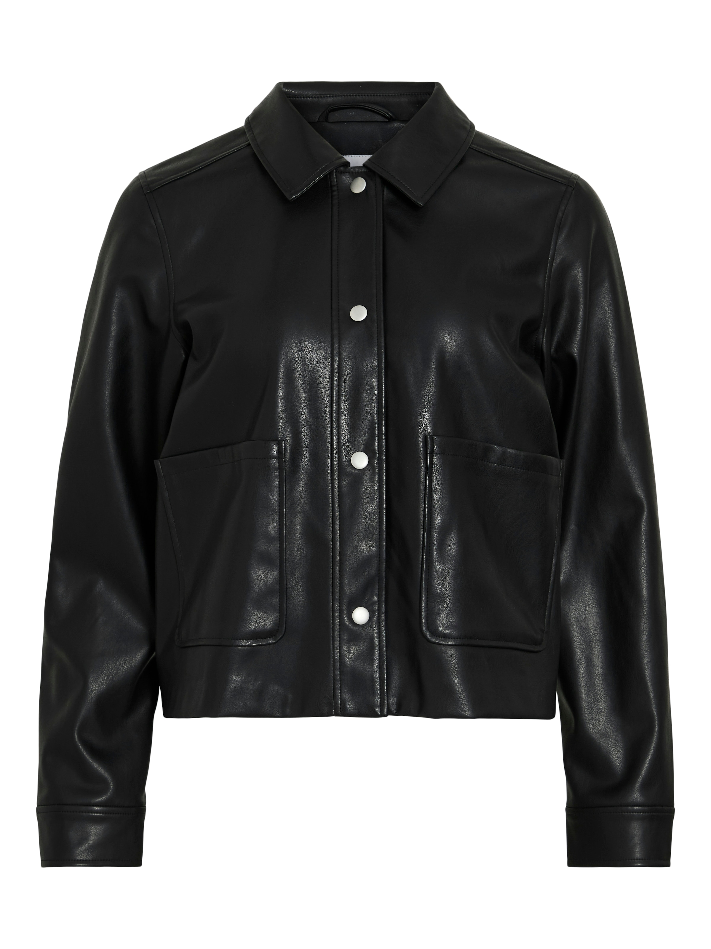 Vila Lederimitatjacke »VIHELLIUM SHORT JACKET - NOOS«