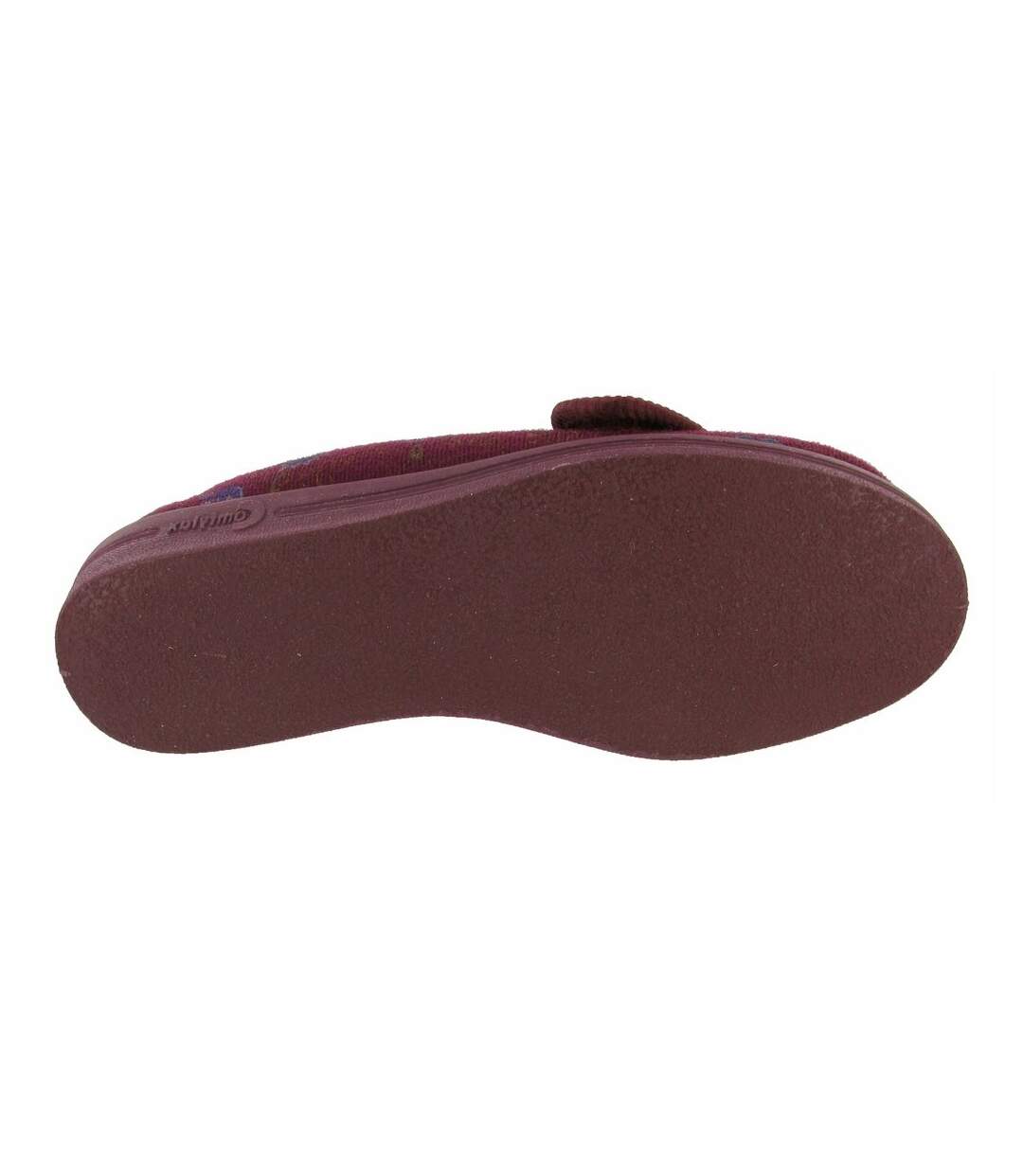 Comfylux Diana - Chaussons à motif floral - Femme (Vin) - UTDF506