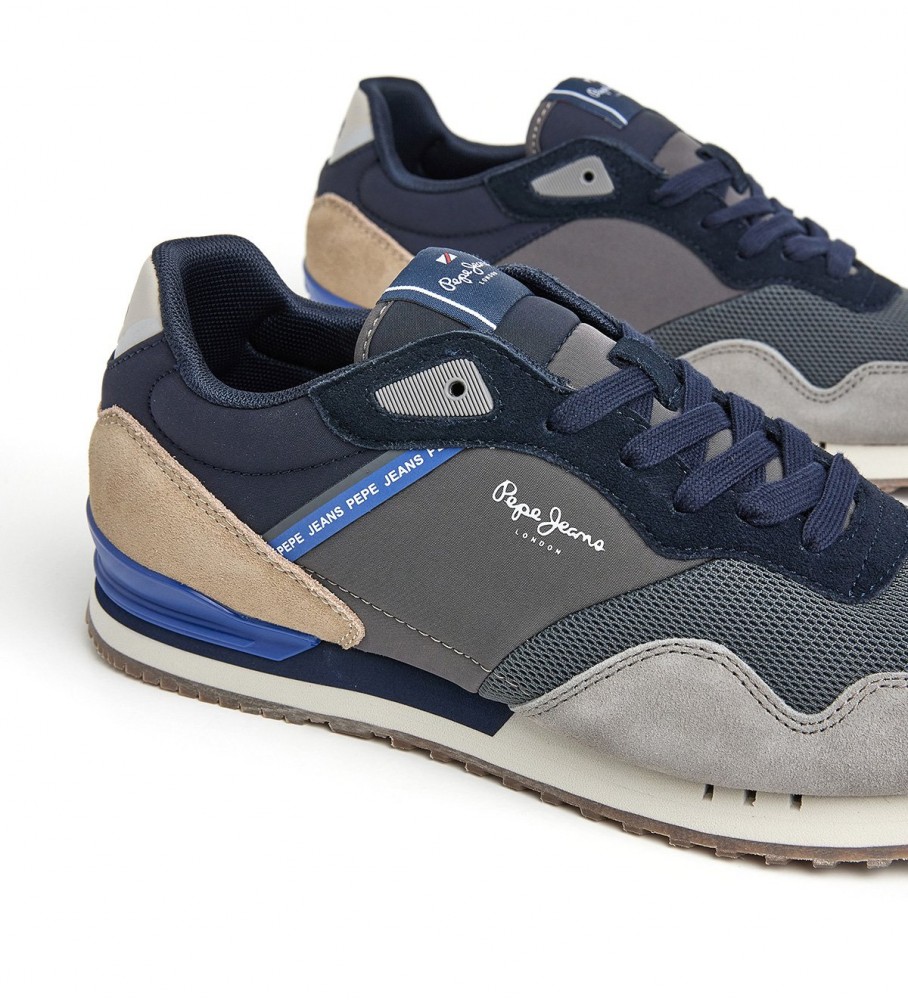 Tênis Pepe Jeans London Forest M em couro cinza