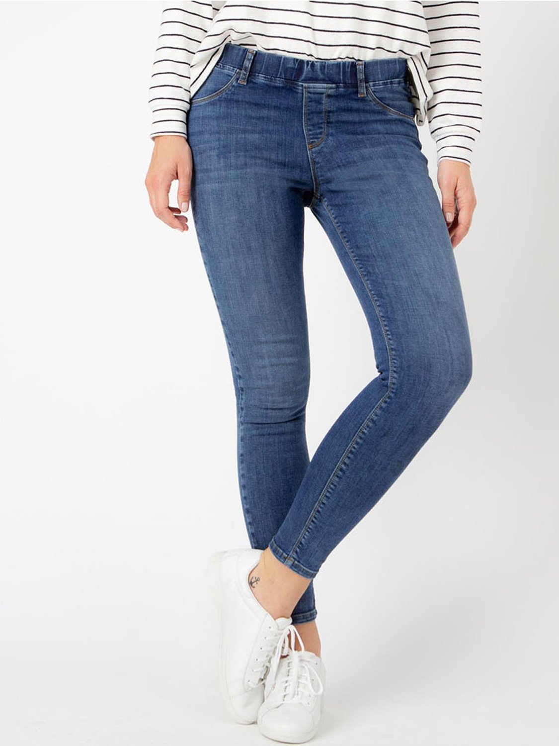 Jegging Femme Matière Eco-Conçue Bleu Jean