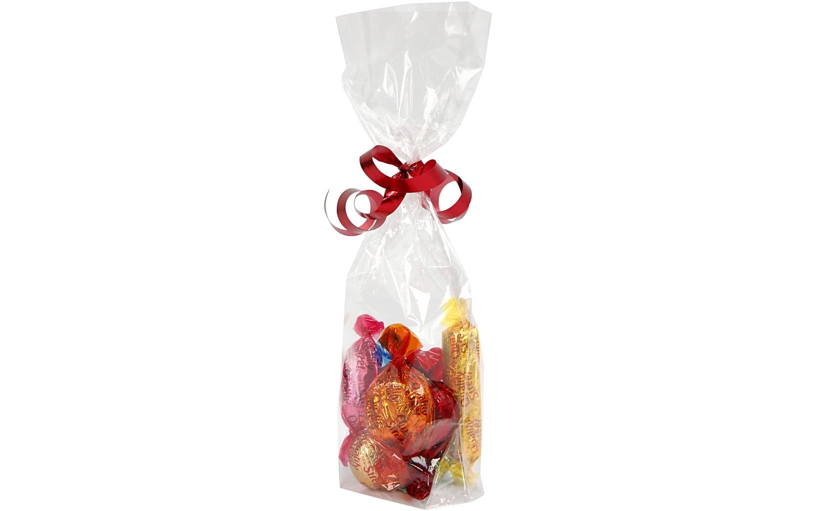 Klarsichttüte 9 cm x 22.5 cm, mit Boden, 200 StückCellophan-Tüte als Verpackung für Kekse