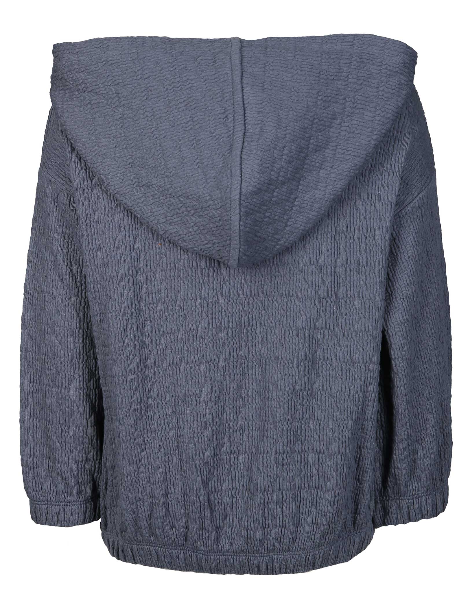 Kapuzen-Sweatshirt JACQUARD in sea