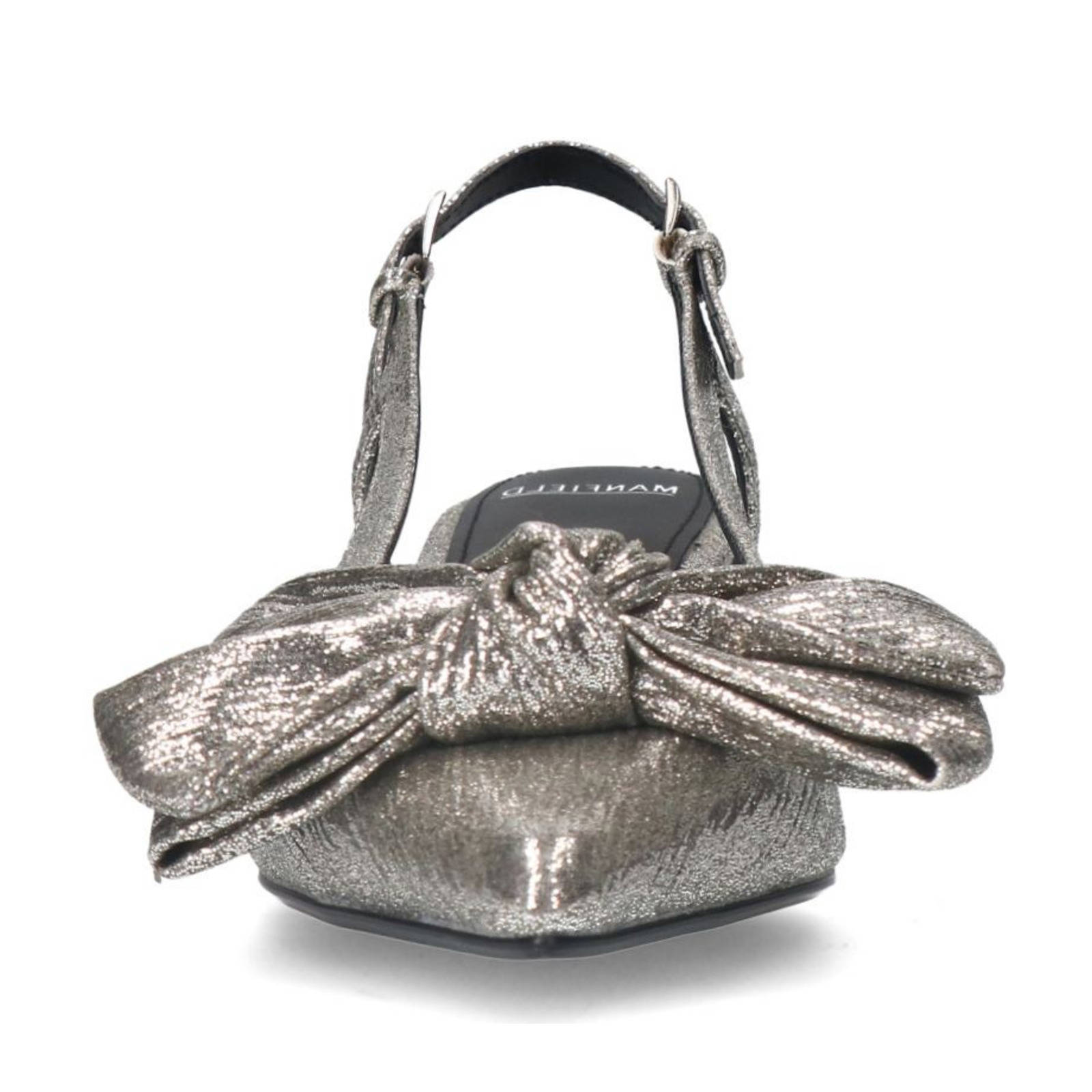 Manfield slingback pumps zilver