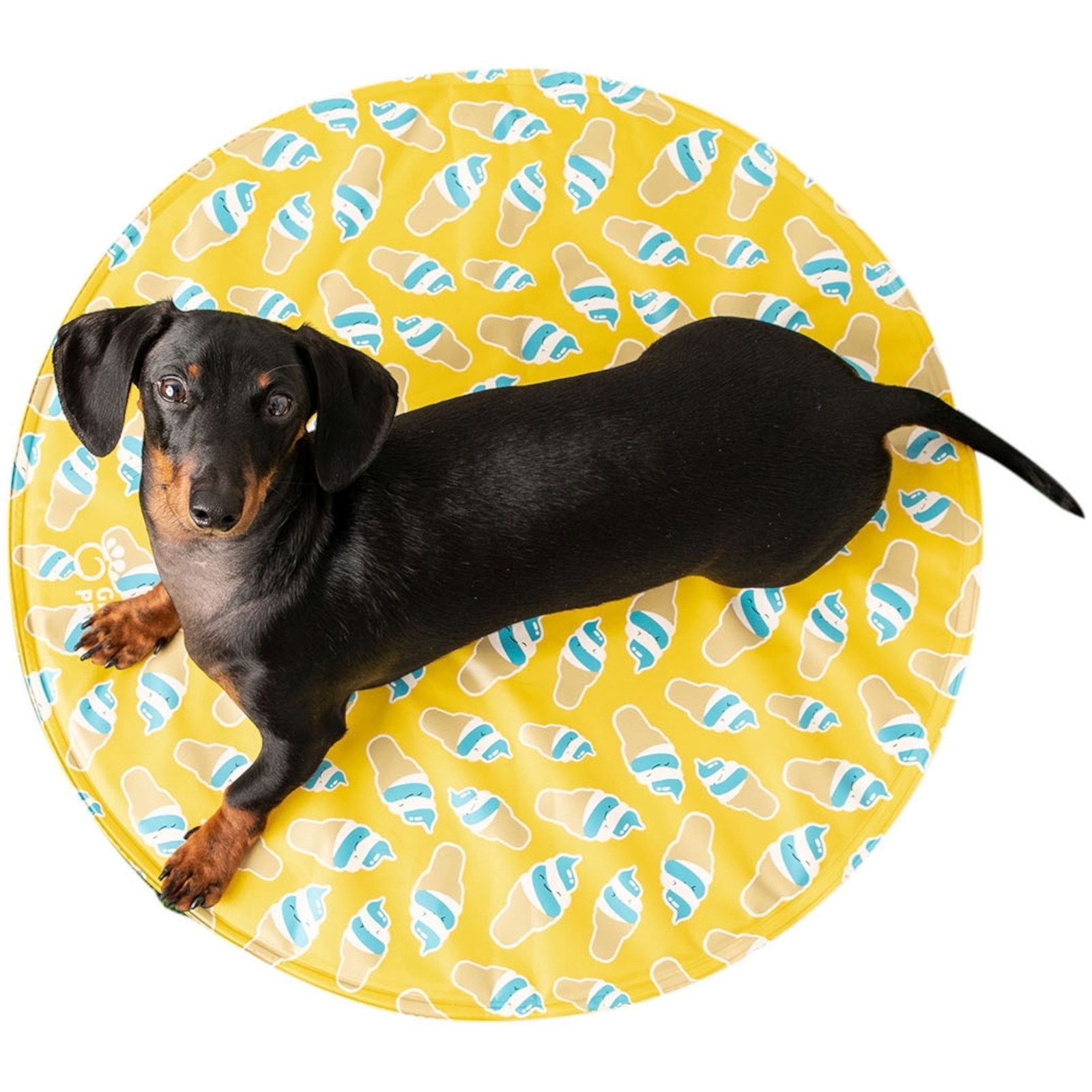 GF Pet Elastofit Runde Kühlmatte für Hunde und Katzen