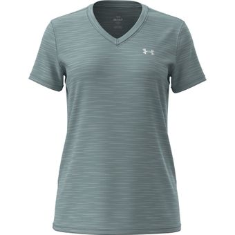 Under Armour Tech SSV- Twist T-Shirt Silica Green Damen