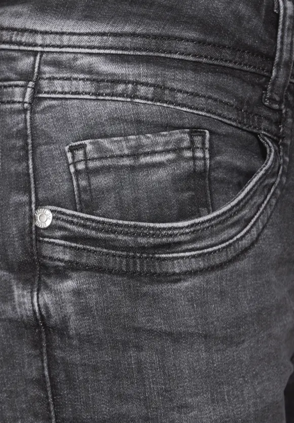 Graue Casual Fit Jeans - authentic grey wash
