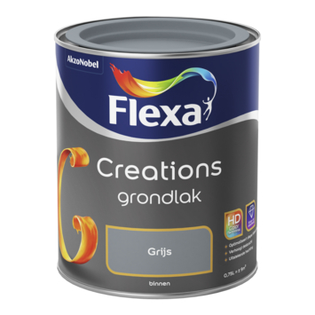 Flexa Creations grondlak grijs 750 ml