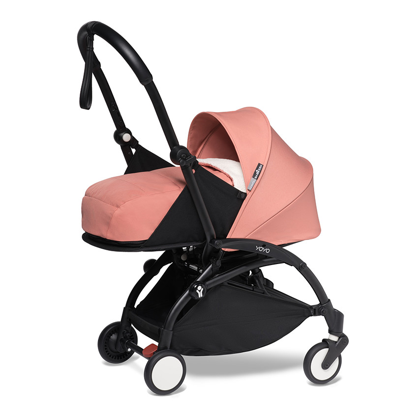 Poussette complète YOYO² nouveau pack 0+ et 6+ châssis noir - Ginger